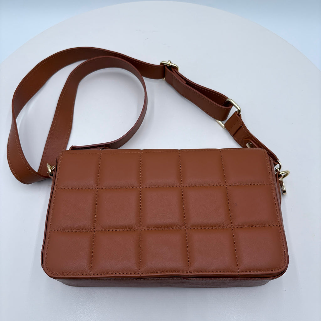 Borse In Bell Italian made, quilted leather, cross body purse