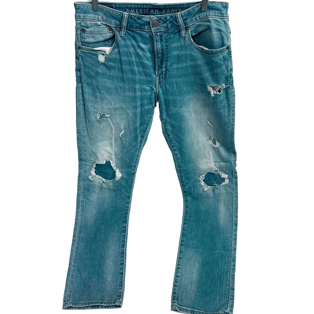 American Eagle woman's straight leg jeans, size 34"