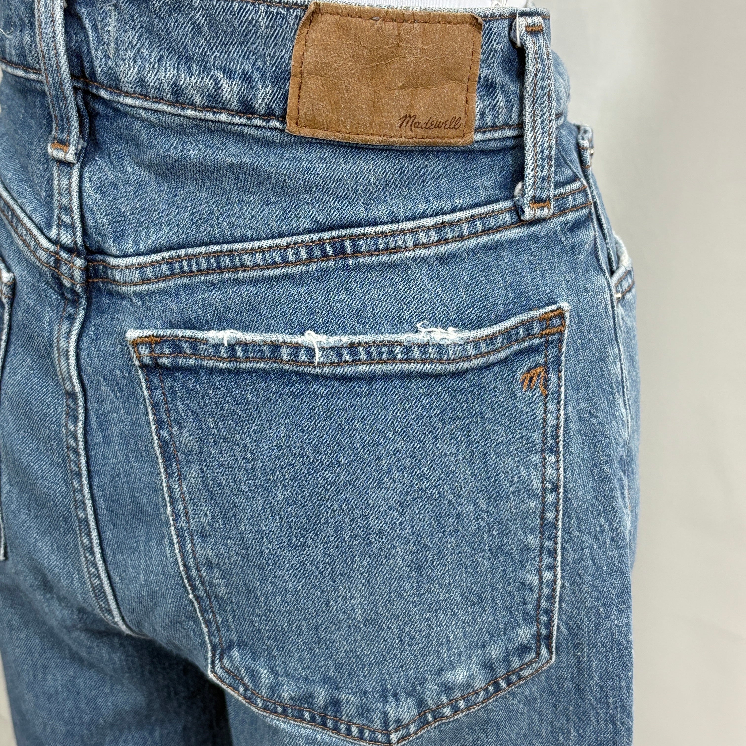 Madewell Straight leg jeans, waist 28"