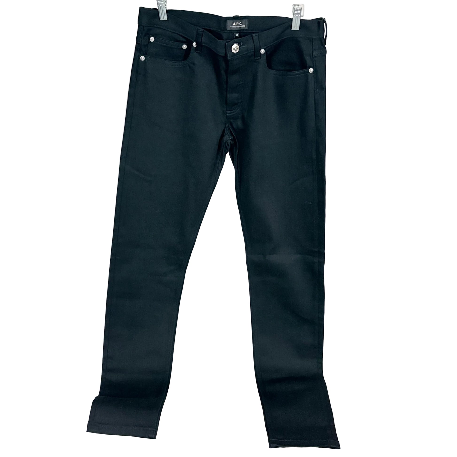 Black jeans on a white background