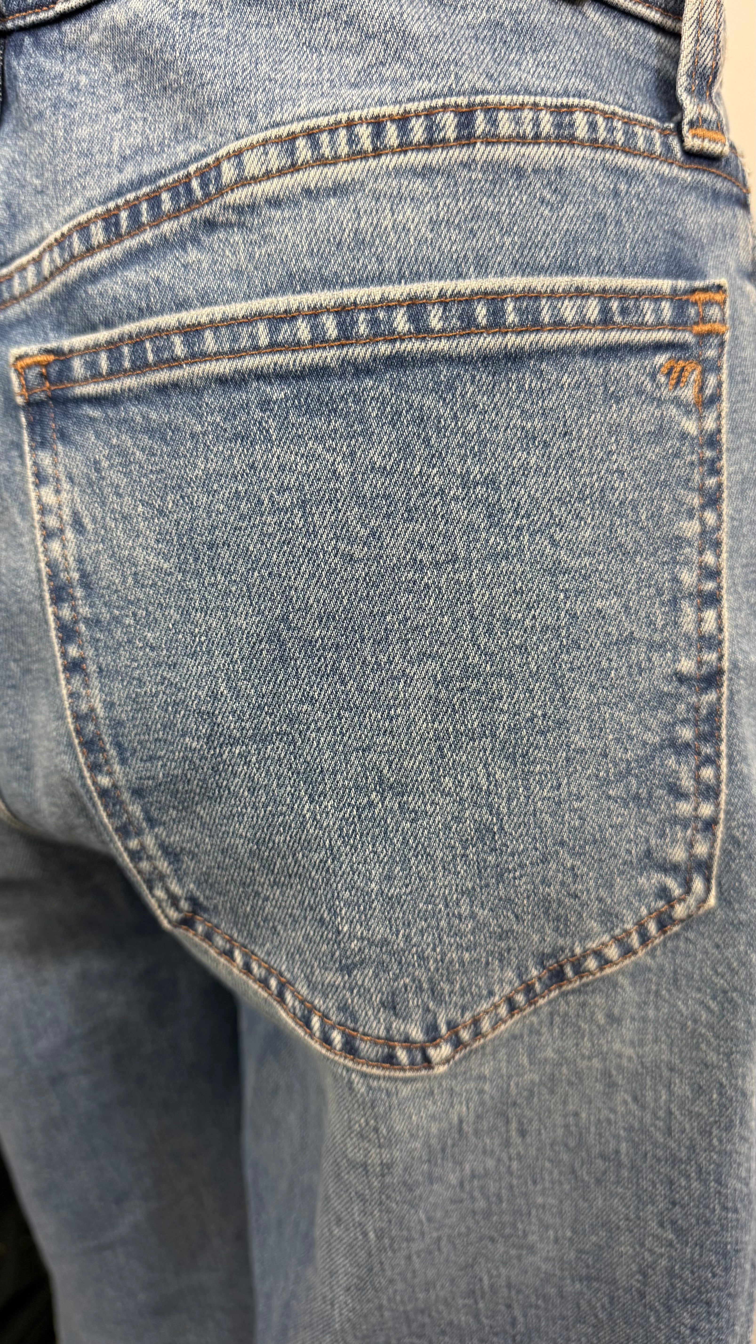 Madewell Wide Leg Jeans, waist 27"