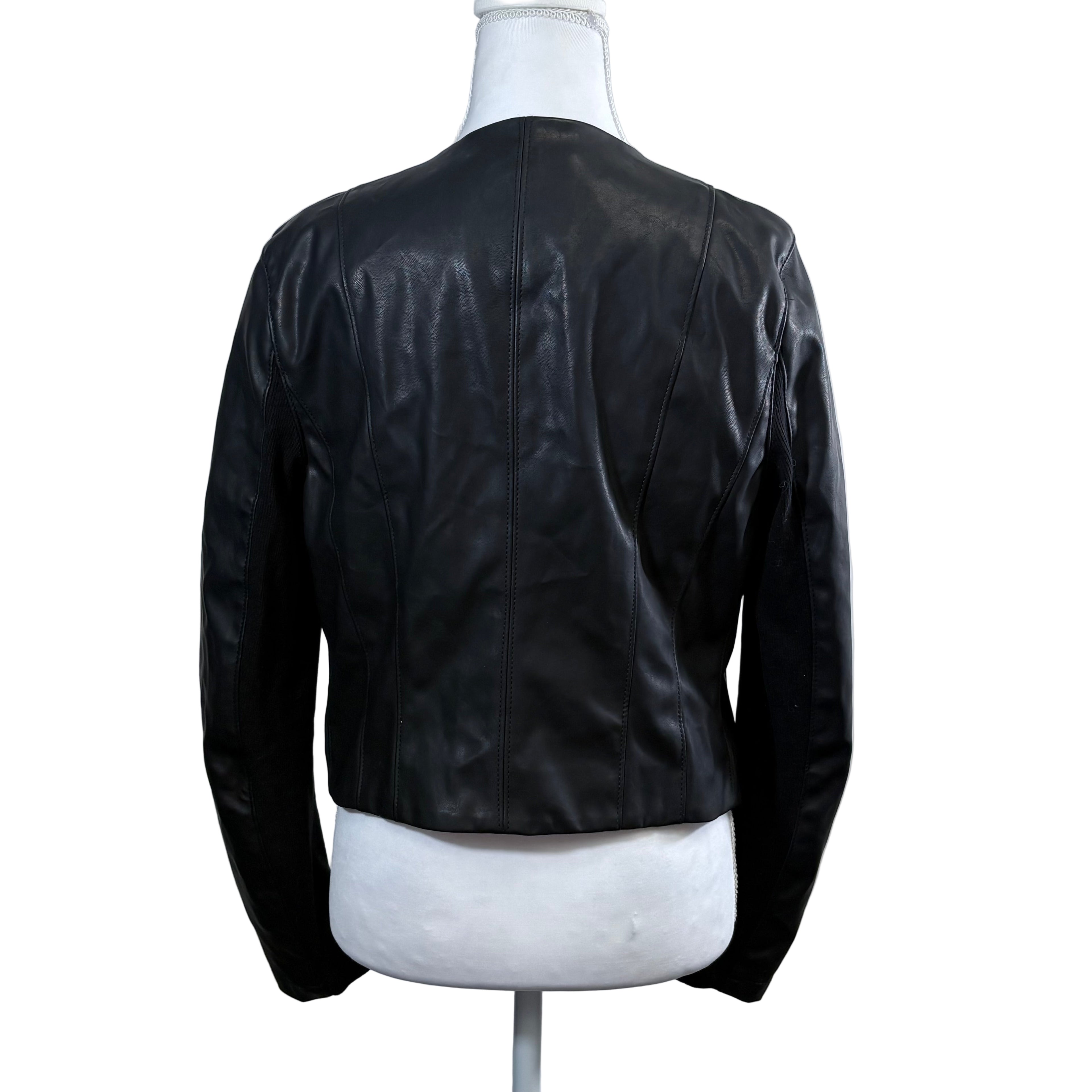 Blank New York Faux leather jacket, size small