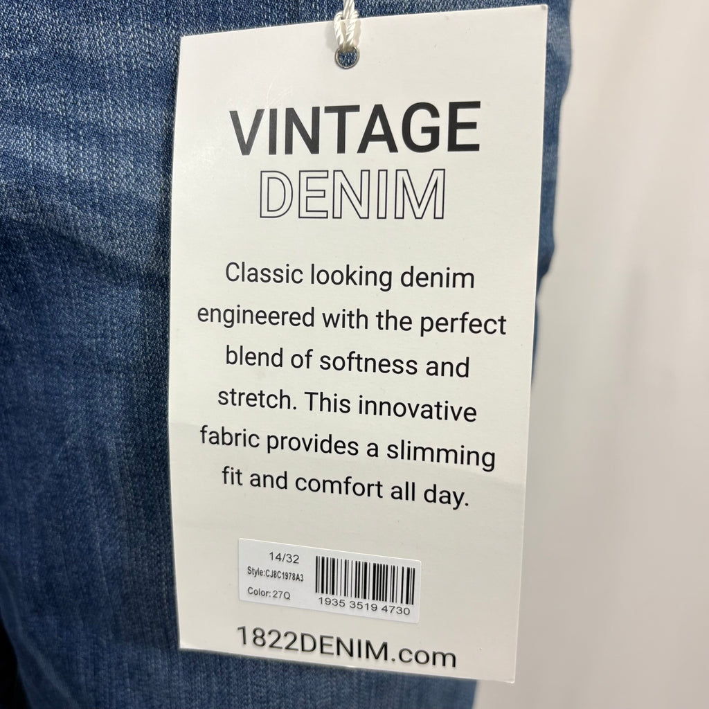 1822 Denim straight leg Jeans NWT, size 14, waist 32"