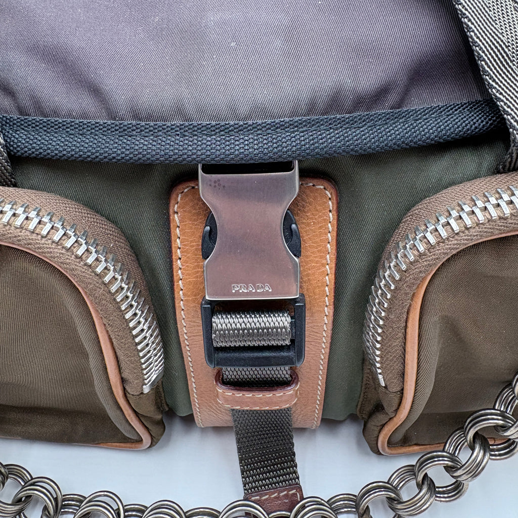 Authenticated Prada shoulder bag