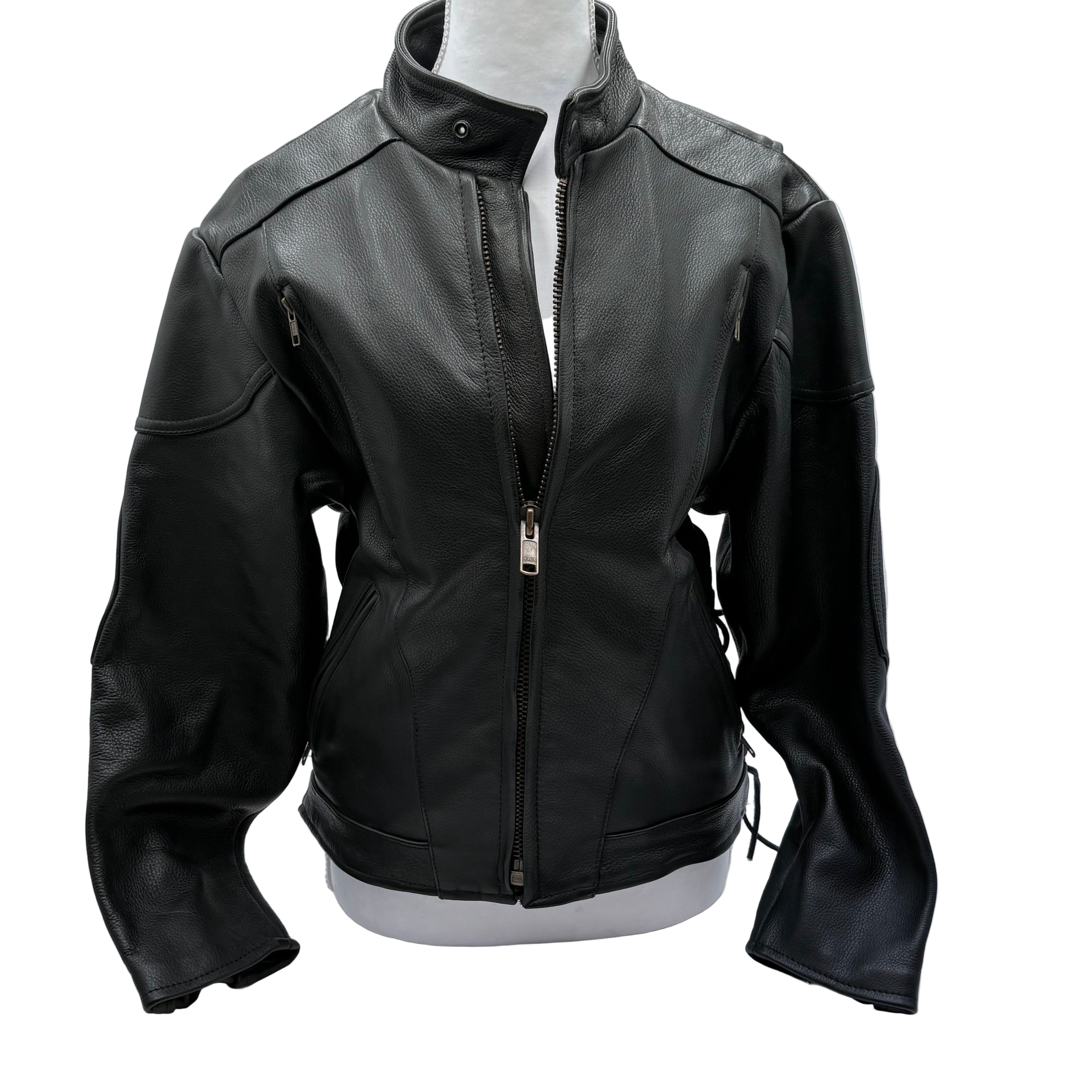 No Brand Leather Jacket, size small