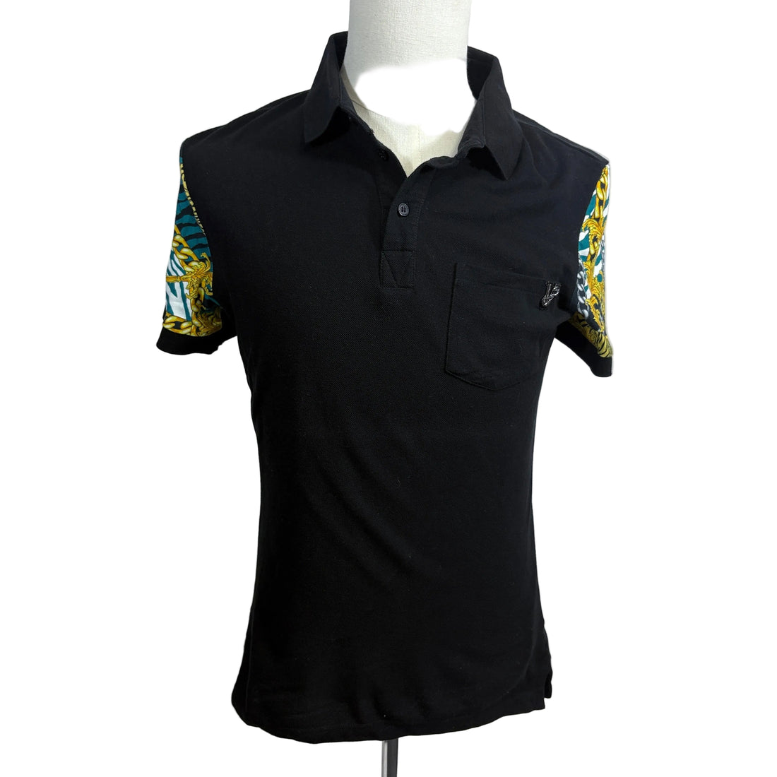 Authenticated Versace Men's Polo shirt, size small