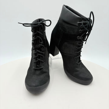 Timberland women's 3.5" heel leather boots, overall height 8"