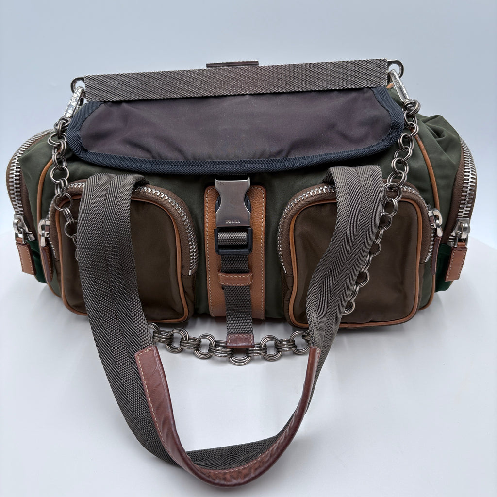 Authenticated Prada shoulder bag