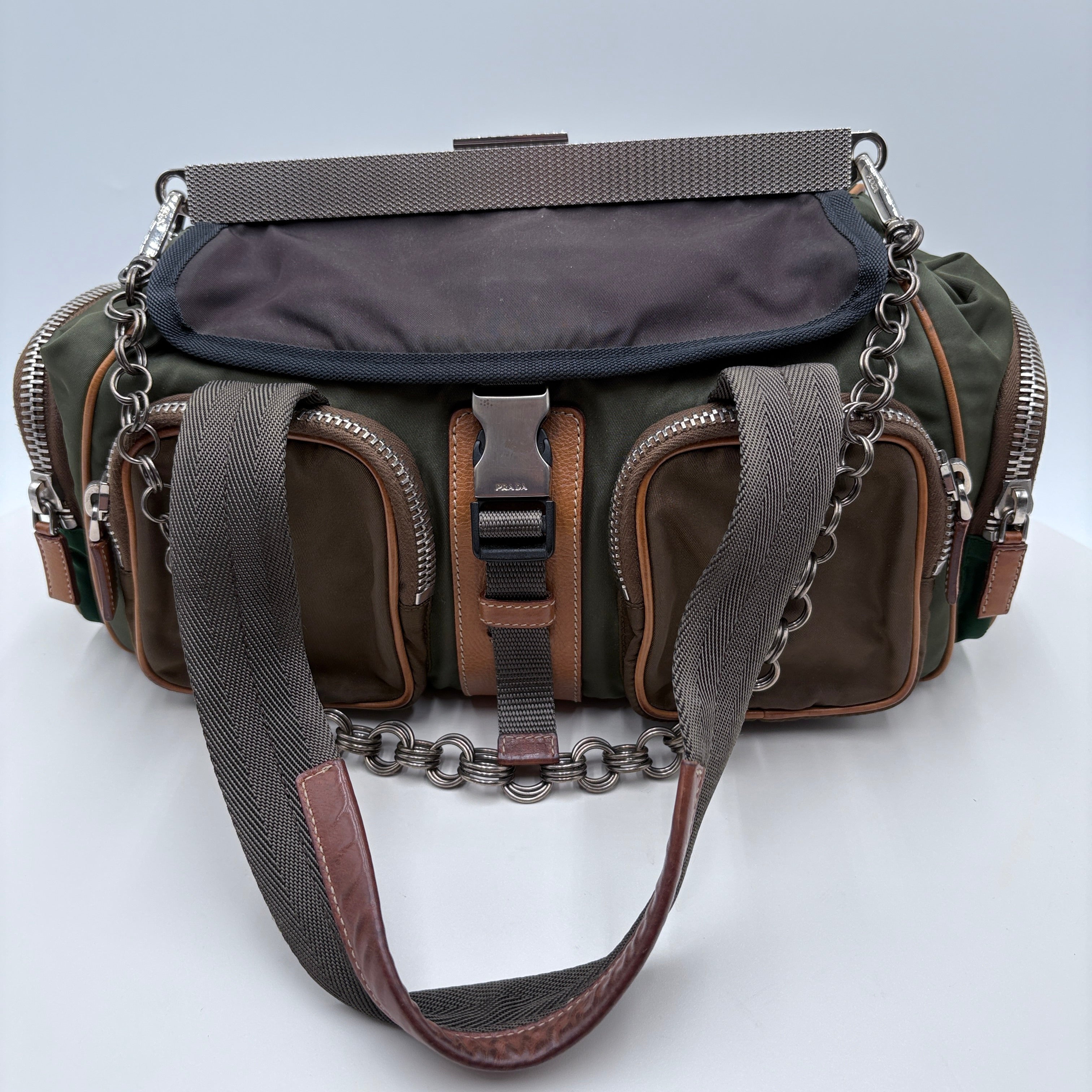 Authenticated Prada shoulder bag