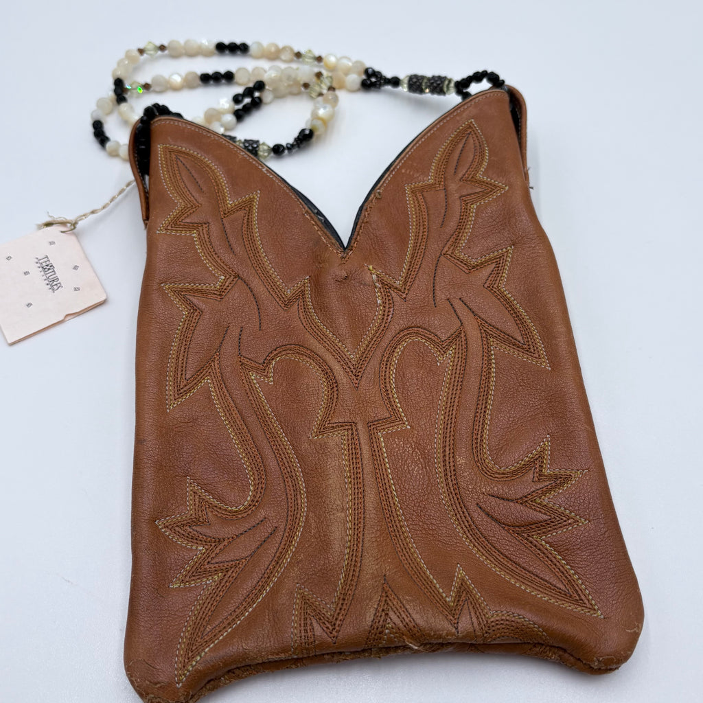 Cowboy boot purse handbag homemade