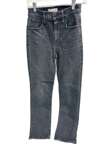 Madewell "The Perfect Vintage Crop black jeans