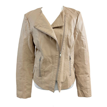 Amaryllis faux leather jacket, size medium