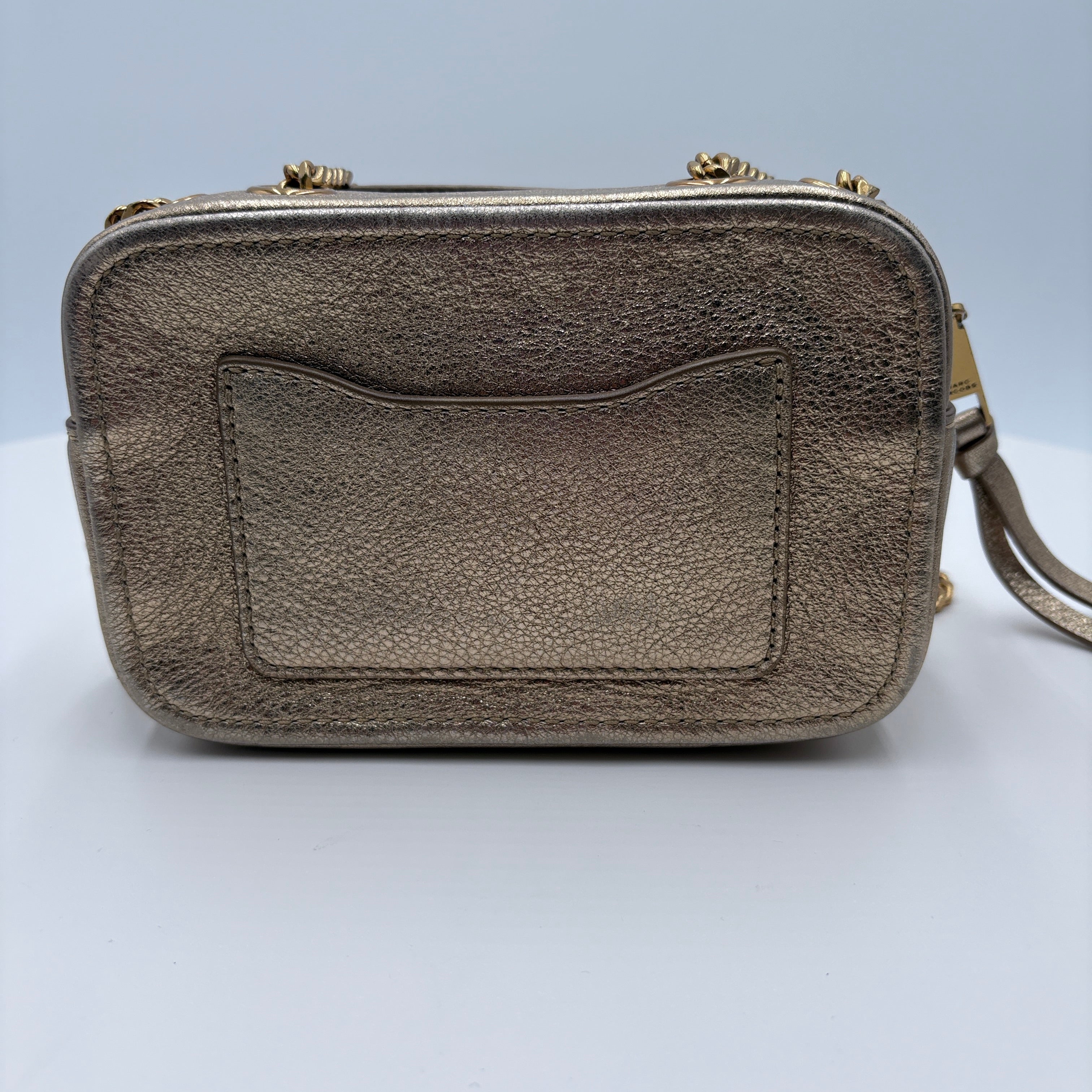 Marc Jacobs Snapshop cross body purse with gold chain