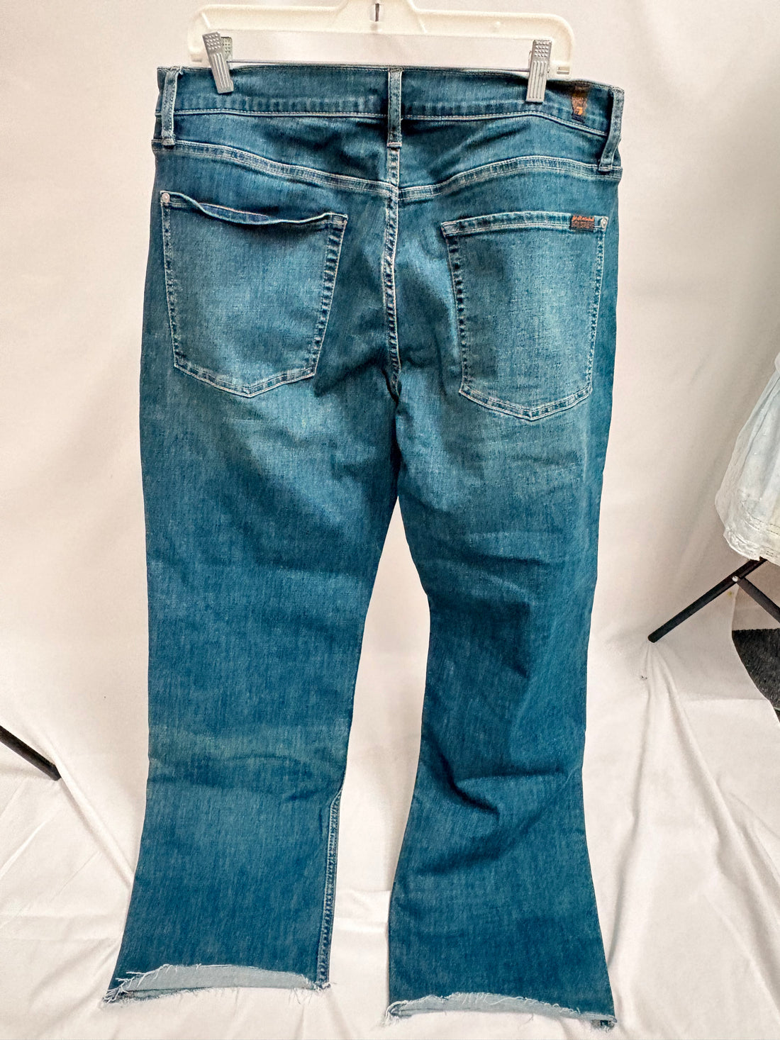 7 for All Mankind Austyn straight leg men's blue jeans
