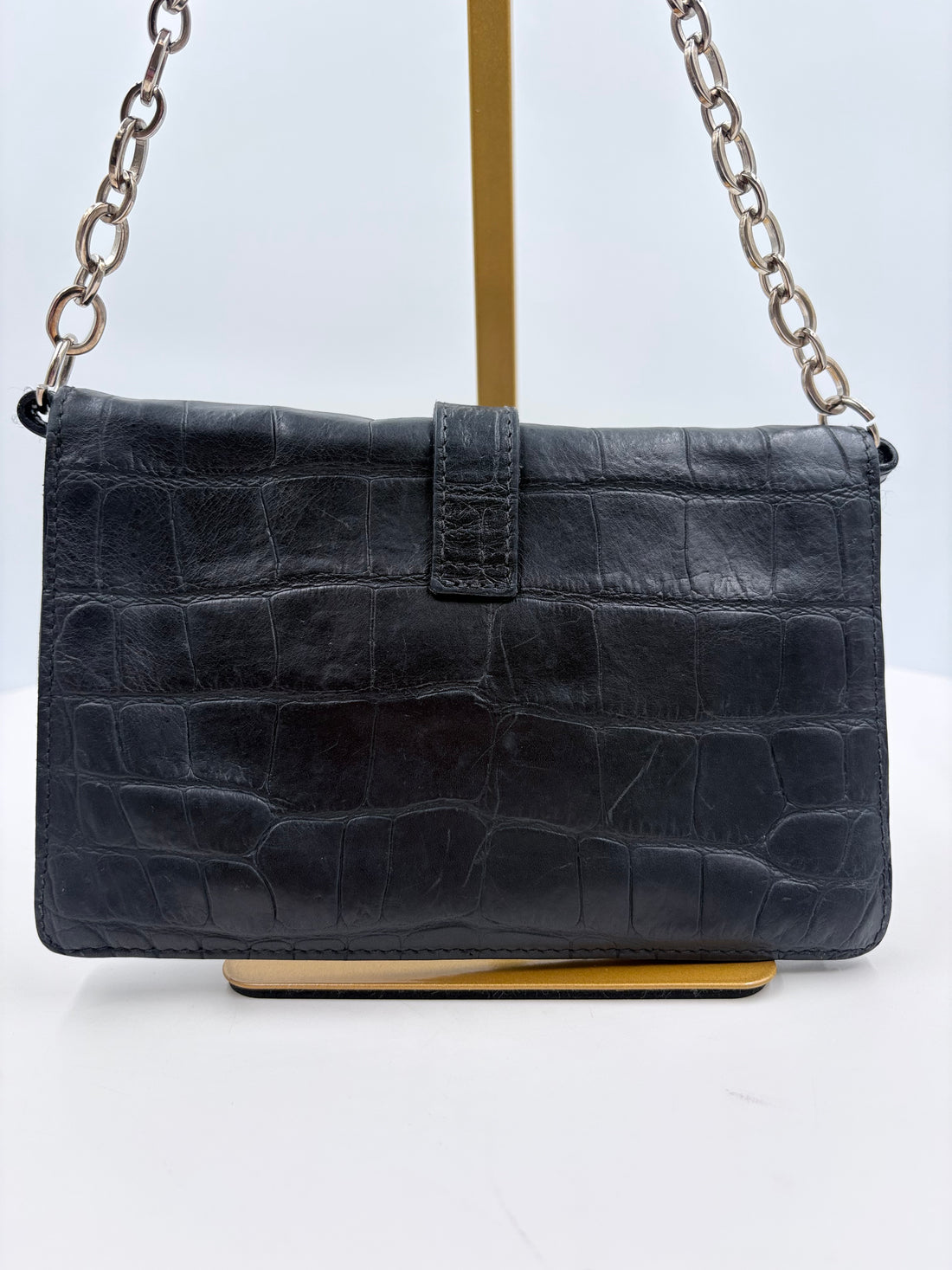 Furla leather mini-shoulder bag, made in Italy