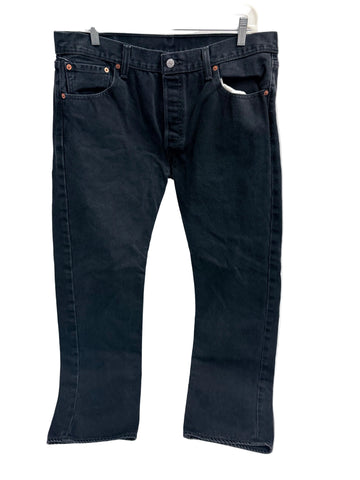 Levi 501 button fly Men's black jeans