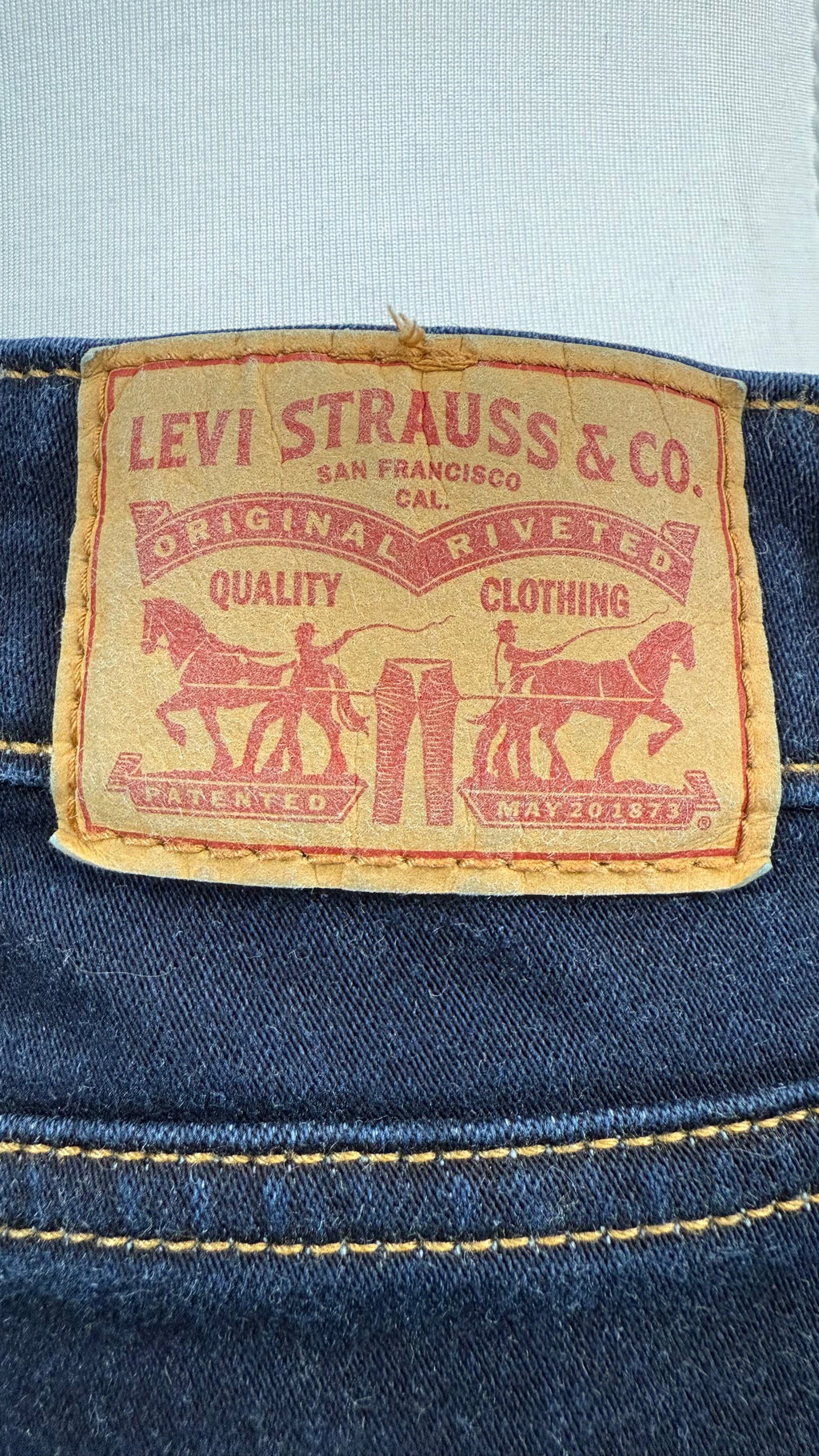 Levi Jeans Flared bottom zipper fly, waist 29"