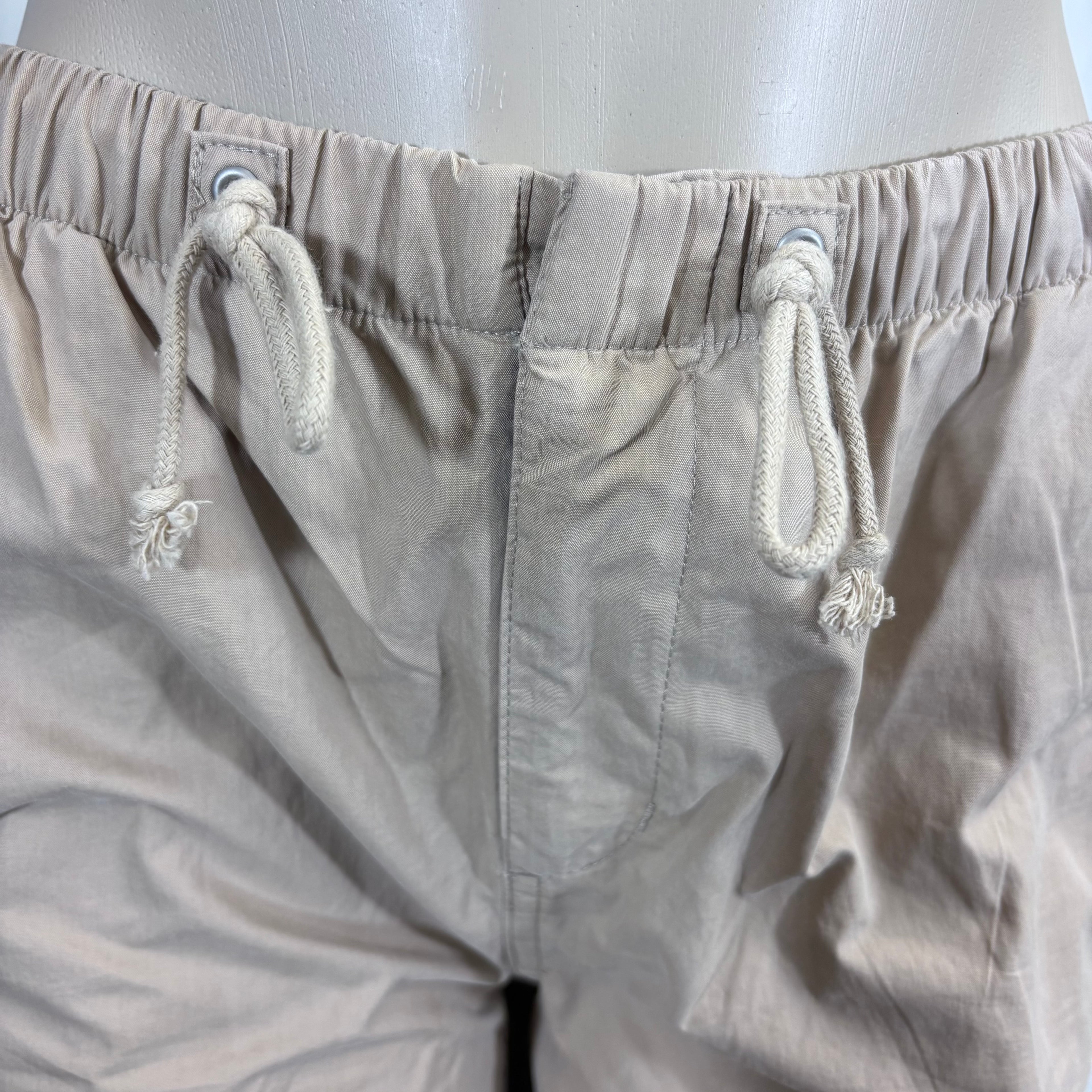 TNA cargo pants, with drawstring waist, size XXS, waist 22"