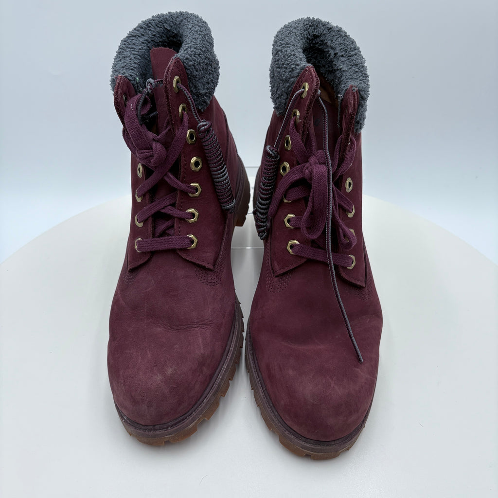 Timberland Men's burgundy boots