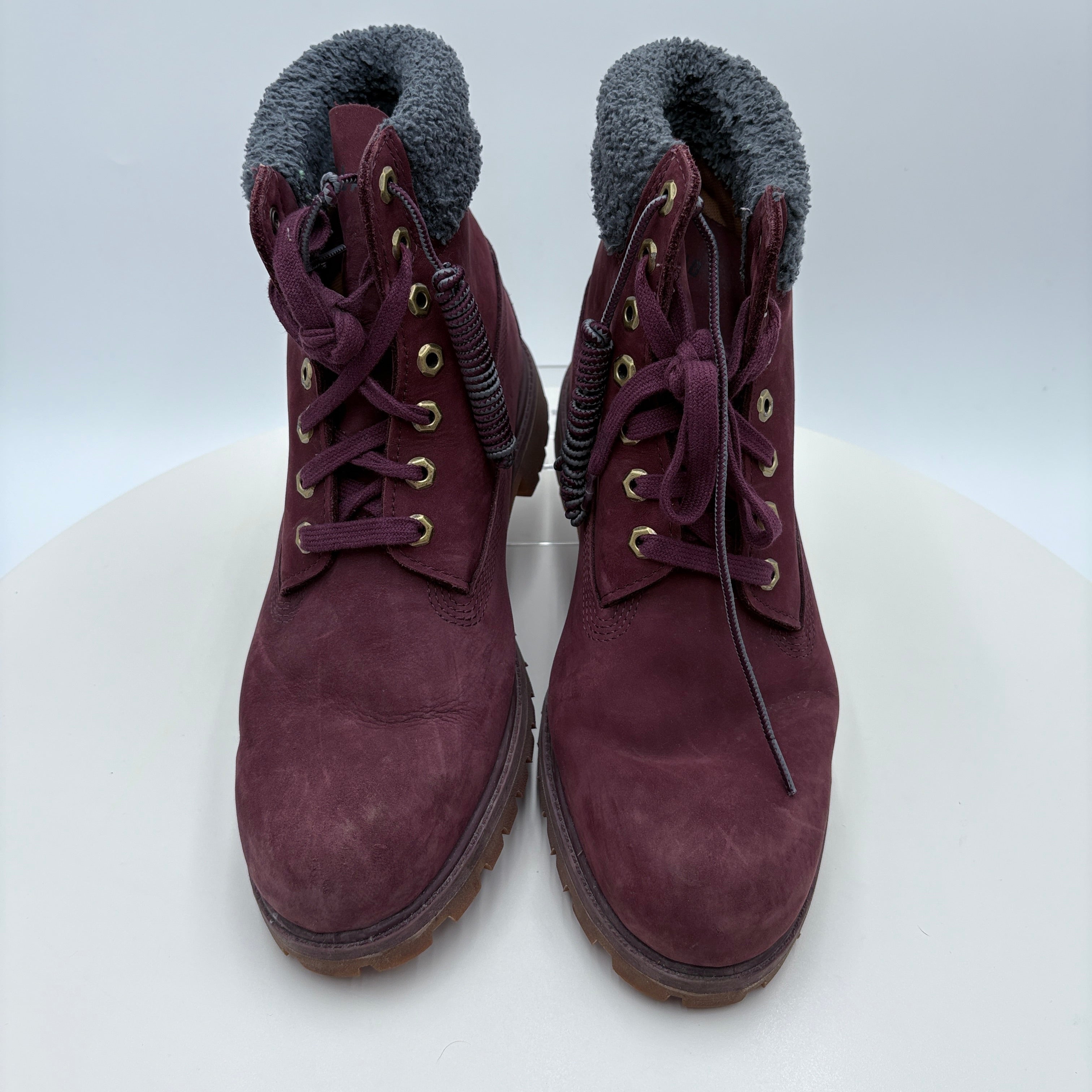 Timberland Men's burgundy boots