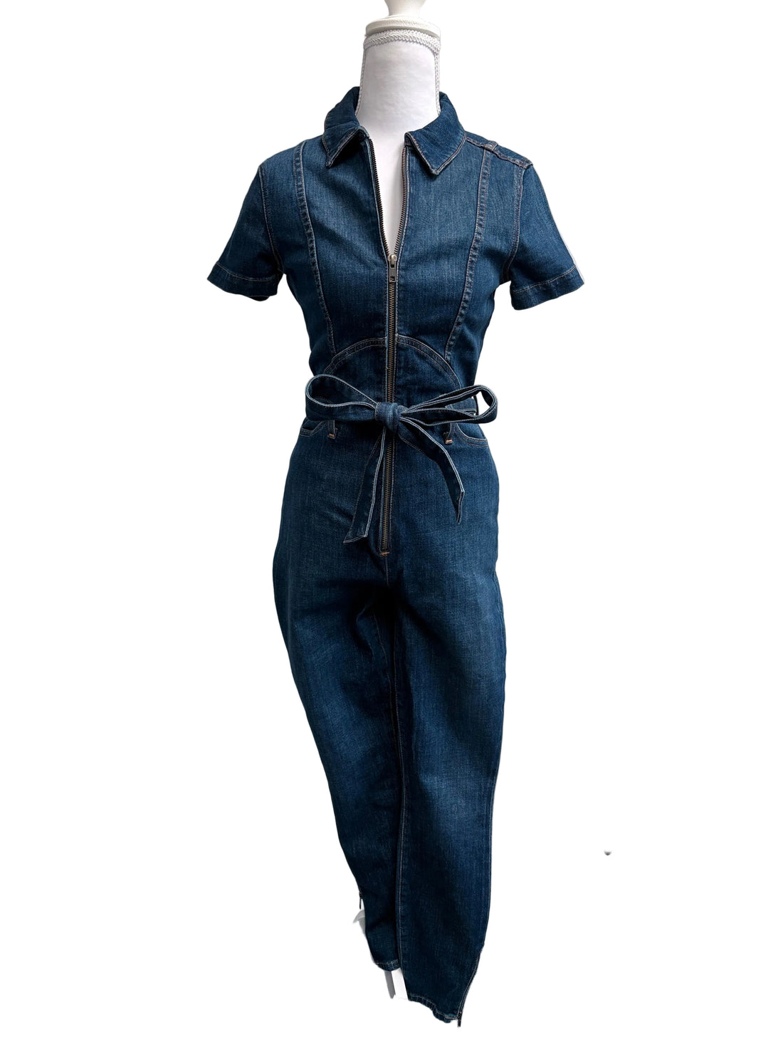 Alice + Olivia denim romper