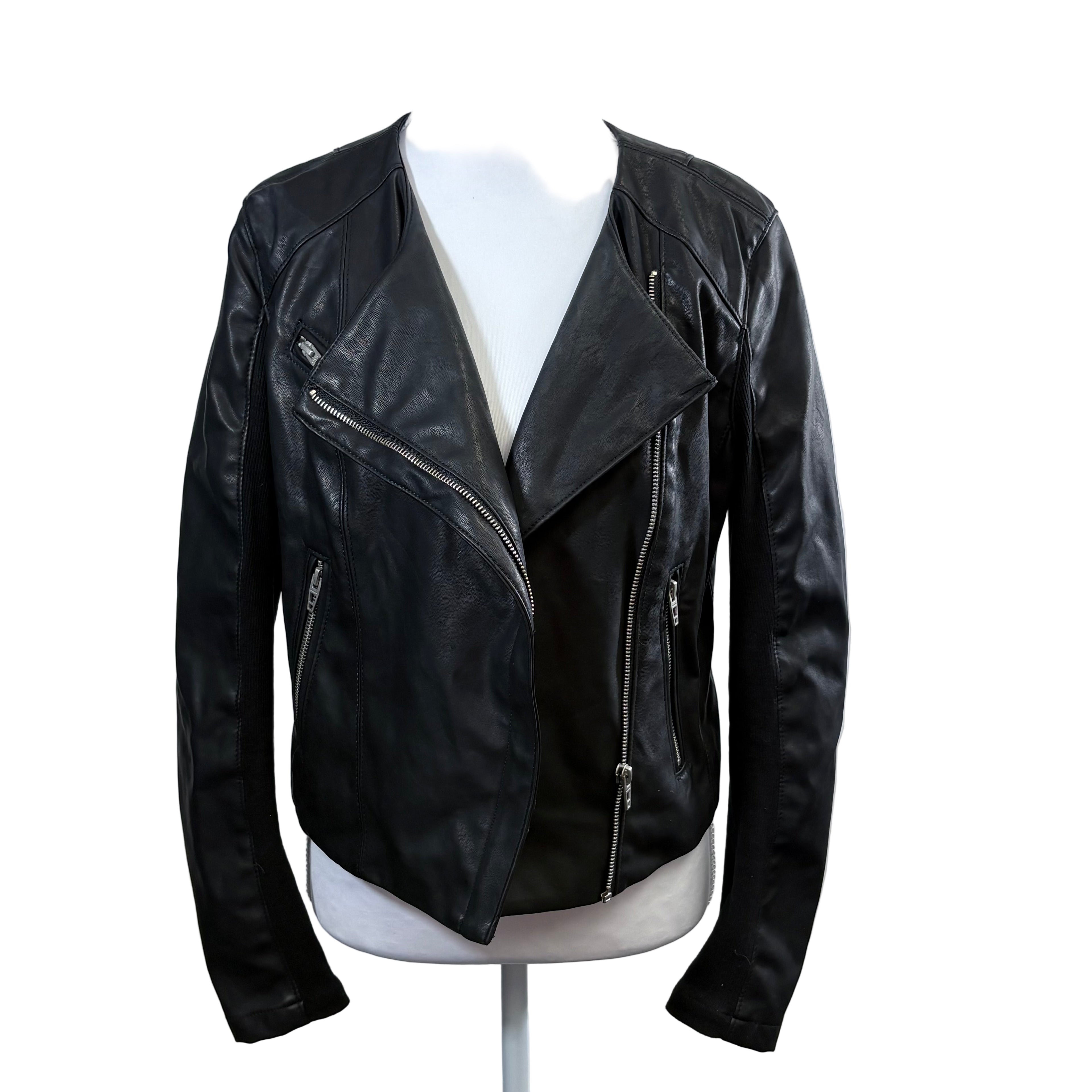 Blank New York Faux leather jacket, size small