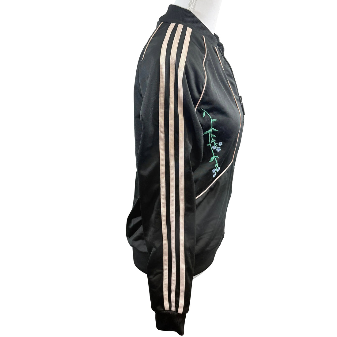 Adidas Women's zipper sweatshirt "Love All, Trust A Few, Do Wrong To None"