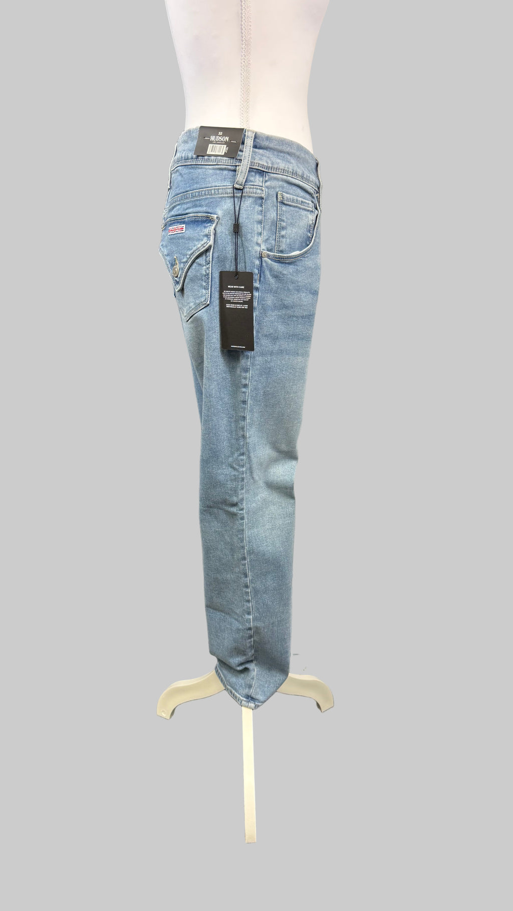 Hudson Los Angeles Straight Leg Jeans NWT, size 12, waist 32"