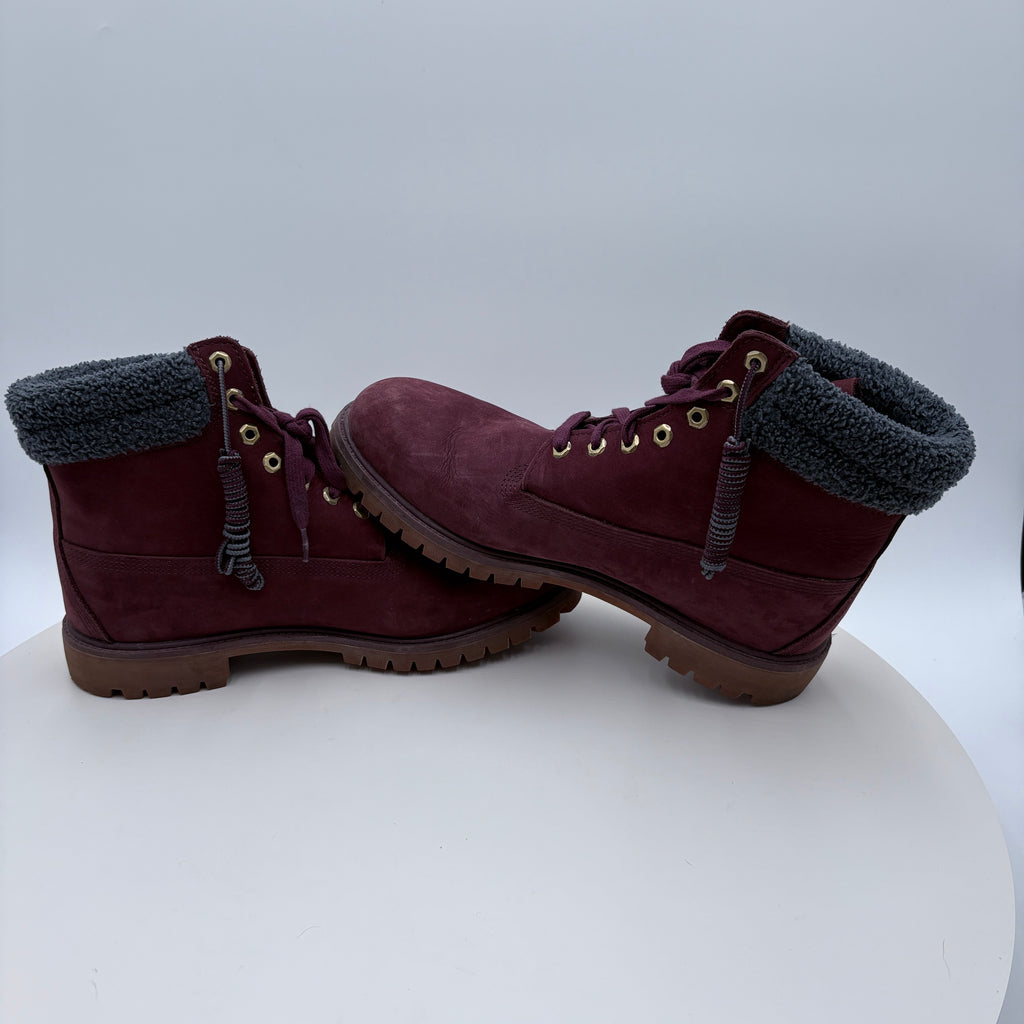 Timberland Men's burgundy boots