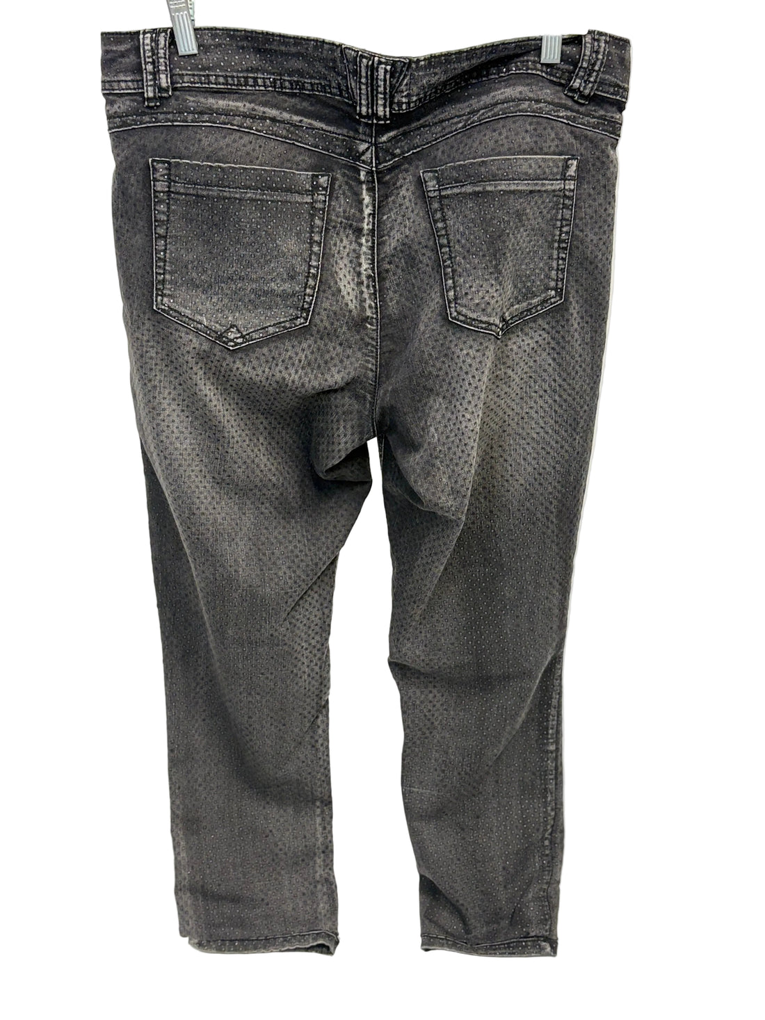 Democracy Women's black skinny jeans with shimmer beads