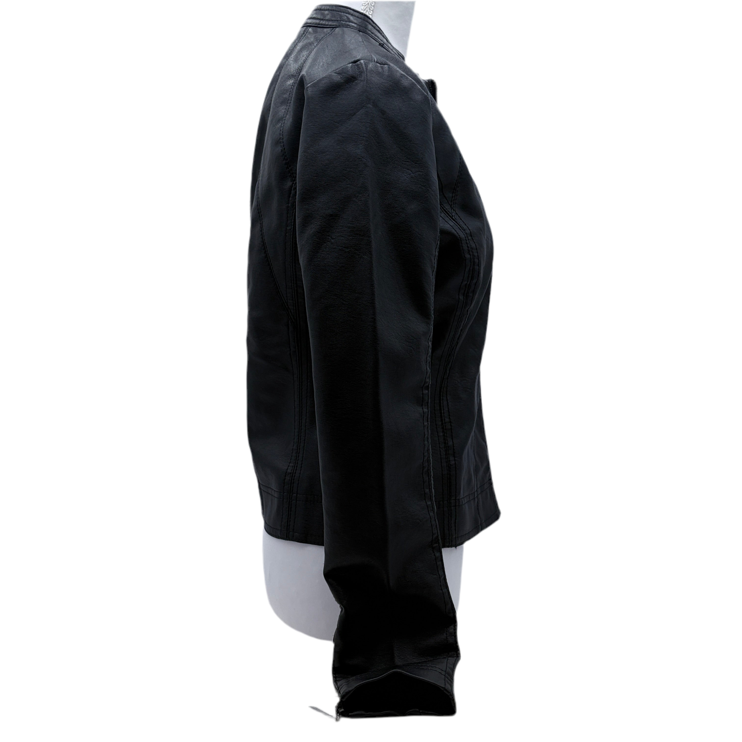 Ashley International Faux Leather jacket, size small