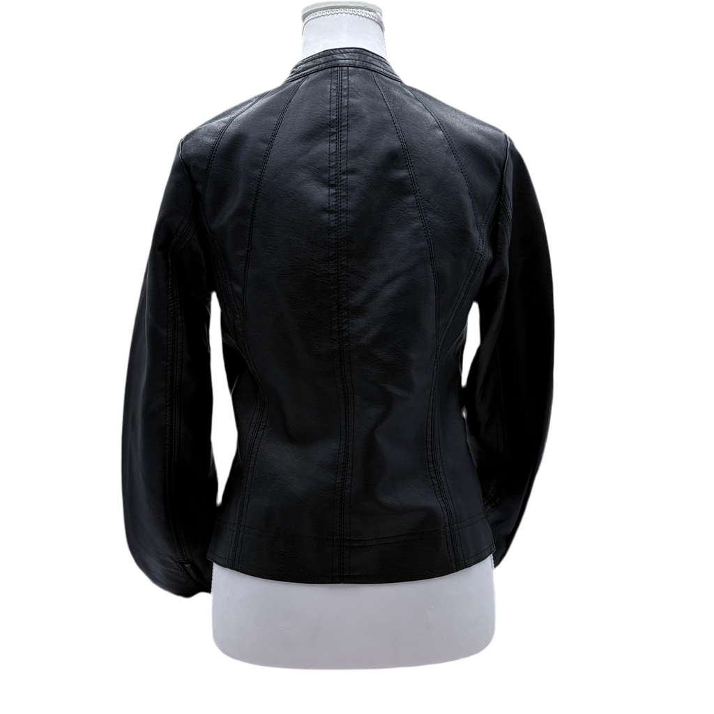 Ashley International Faux Leather jacket, size small
