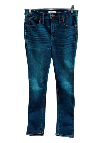 Madewell 10" high-rise skinny blue jeans