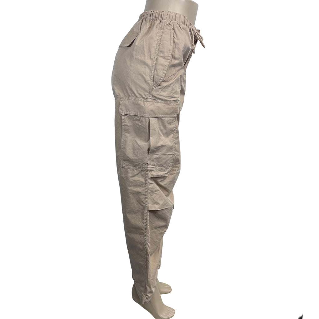 TNA cargo pants, with drawstring waist, size XXS, waist 22"