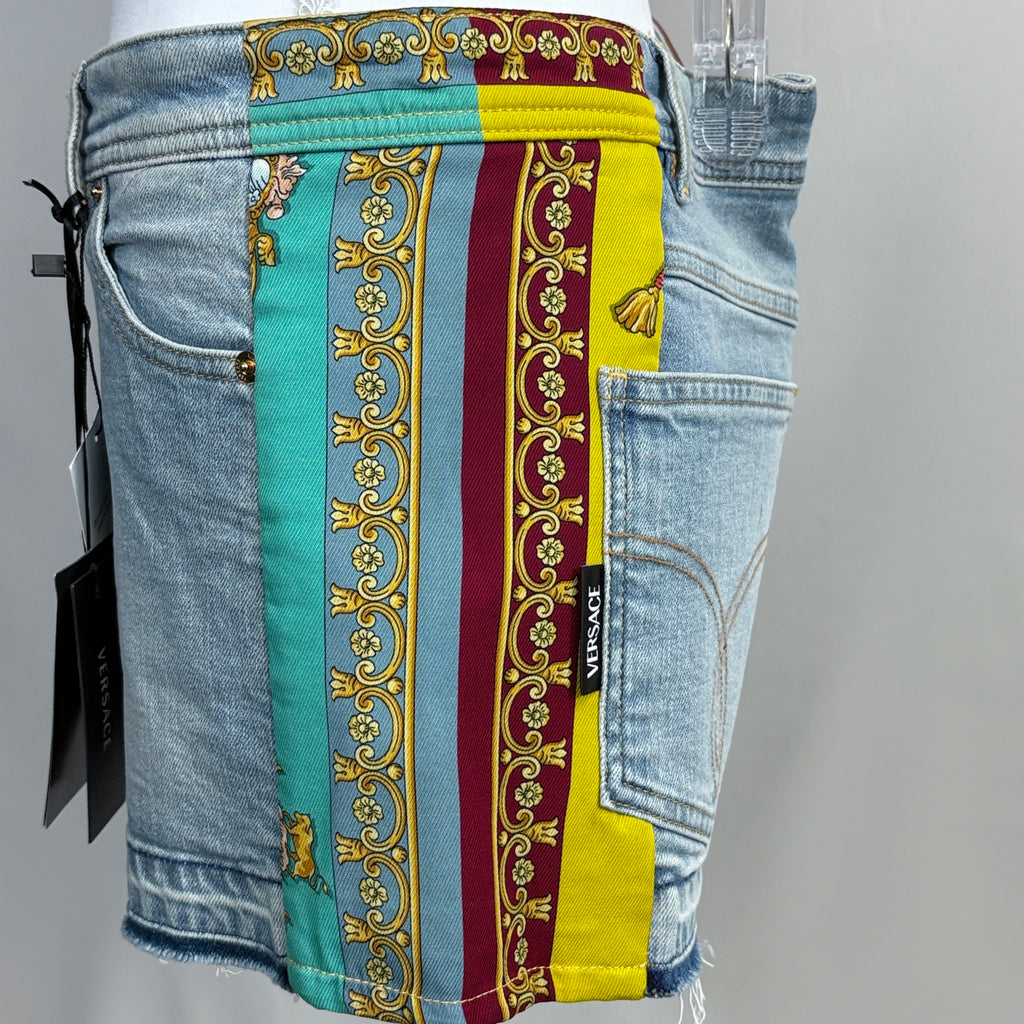 Authenticated Versace Barocco Print Shorts — Like NWT, waist 32"