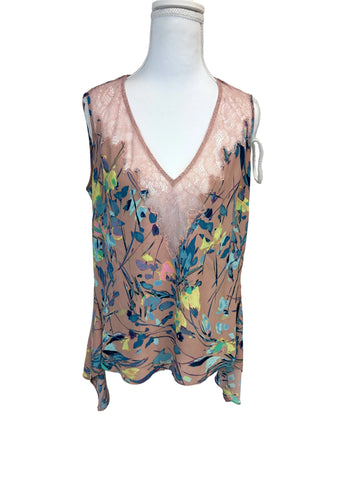 BCBG Maxazria beautiful floral print tank-top