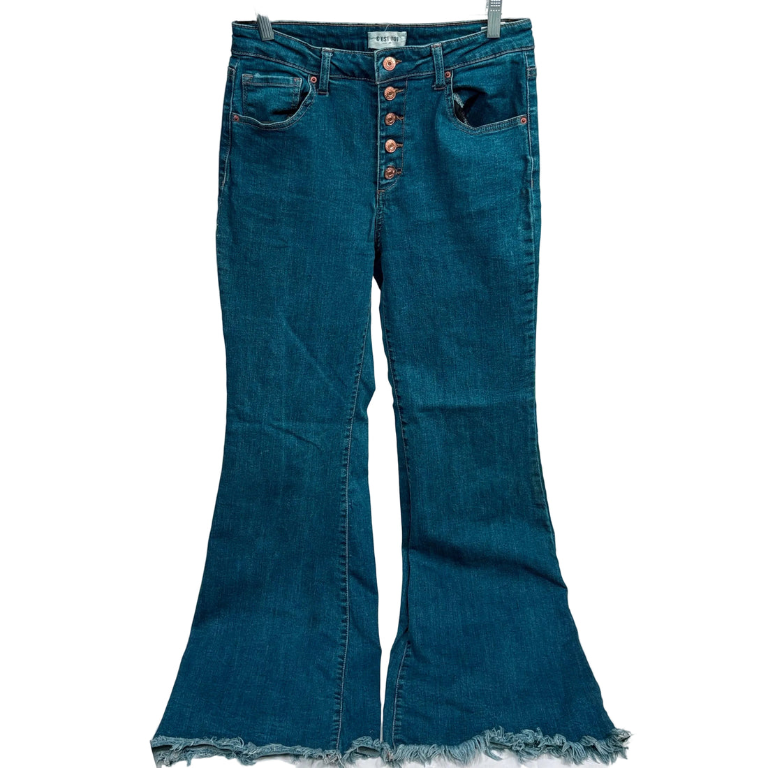 C'EST Toi Wide Leg Flare Jeans
