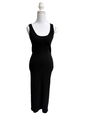 7 for all mankind black sleeveless dress, NWT