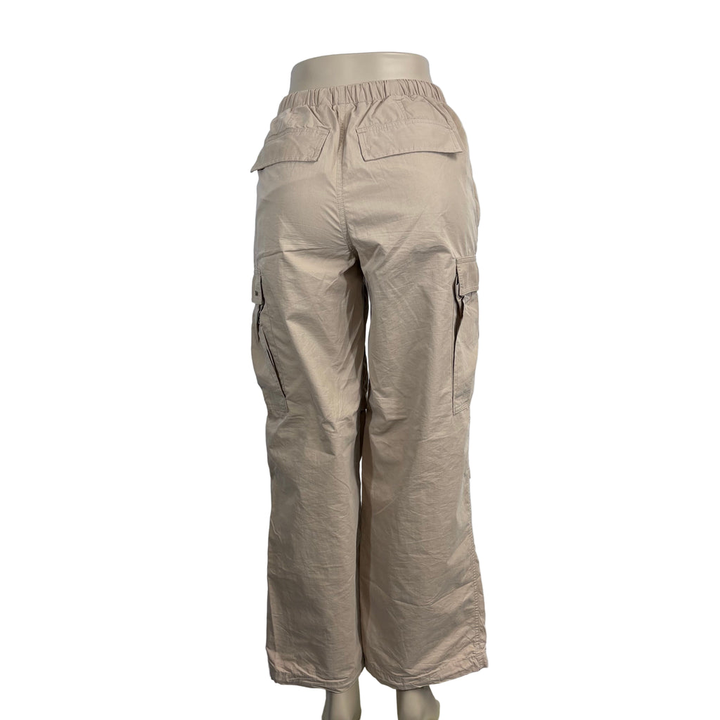 TNA cargo pants, with drawstring waist, size XXS, waist 22"