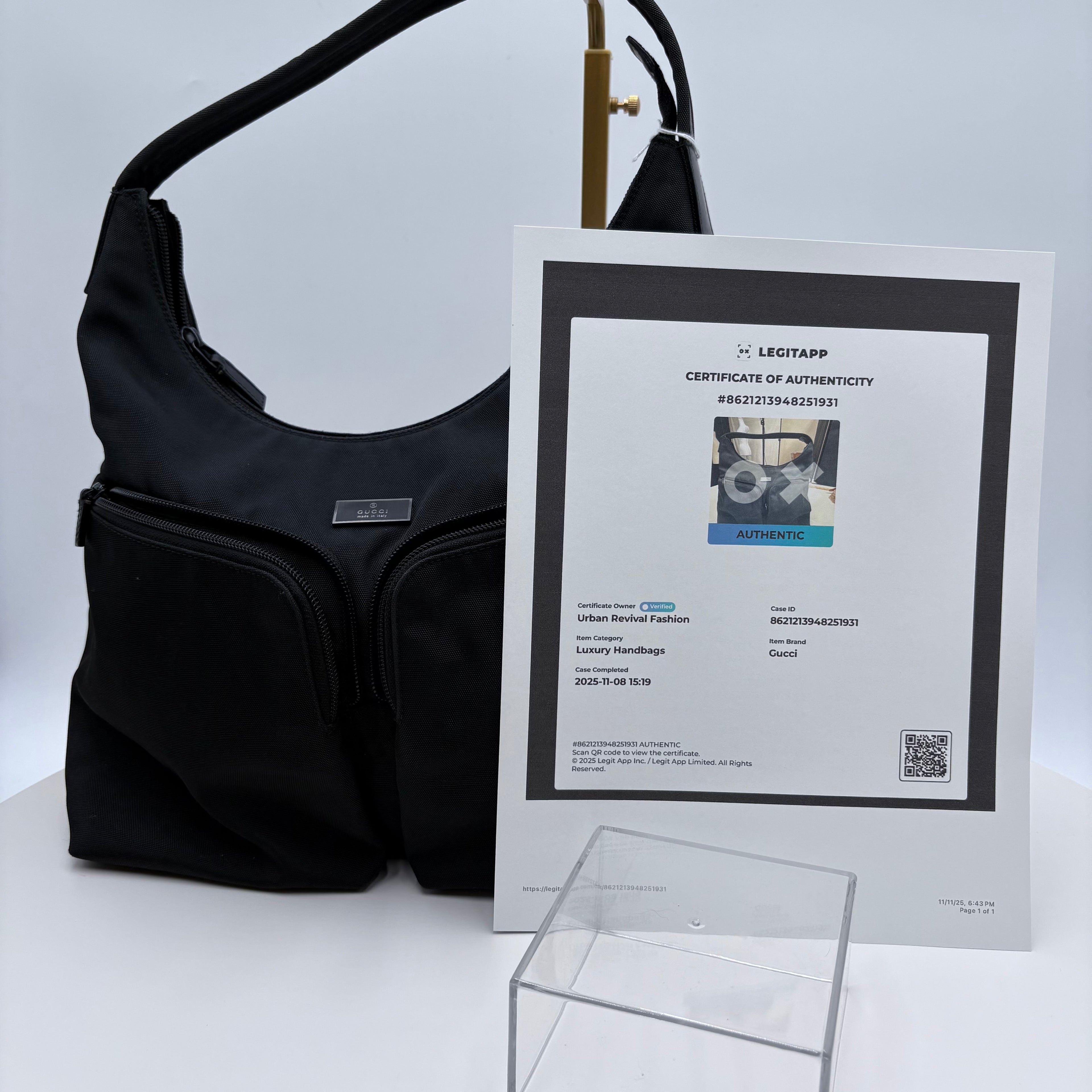 Authenticated Gucci Handbag purse