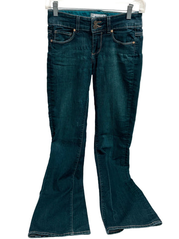 Paige Hidden Hills Petite blue jeans, slightly flared