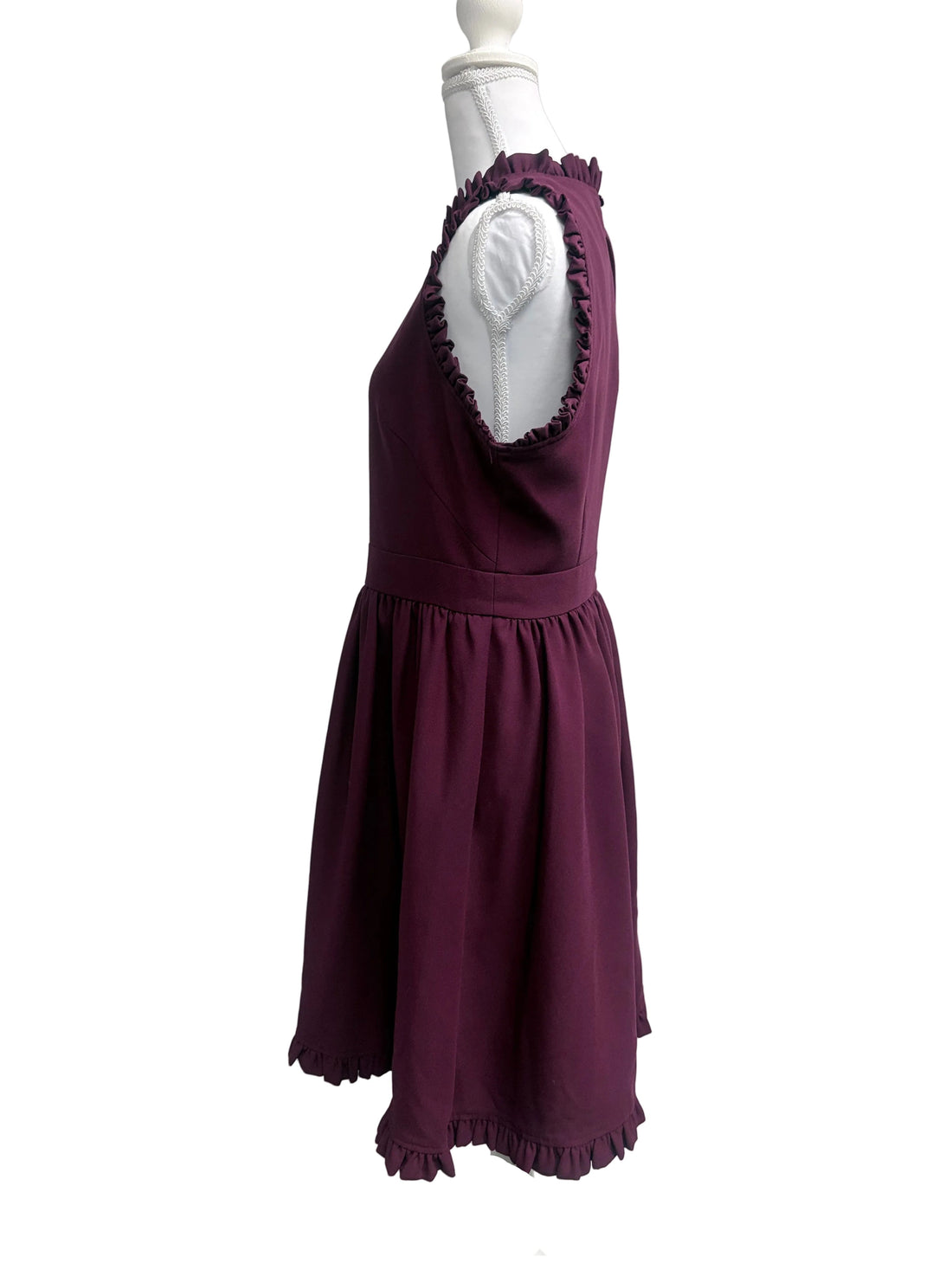 Kate Spade Burgandy Cocktail Dress Medium
