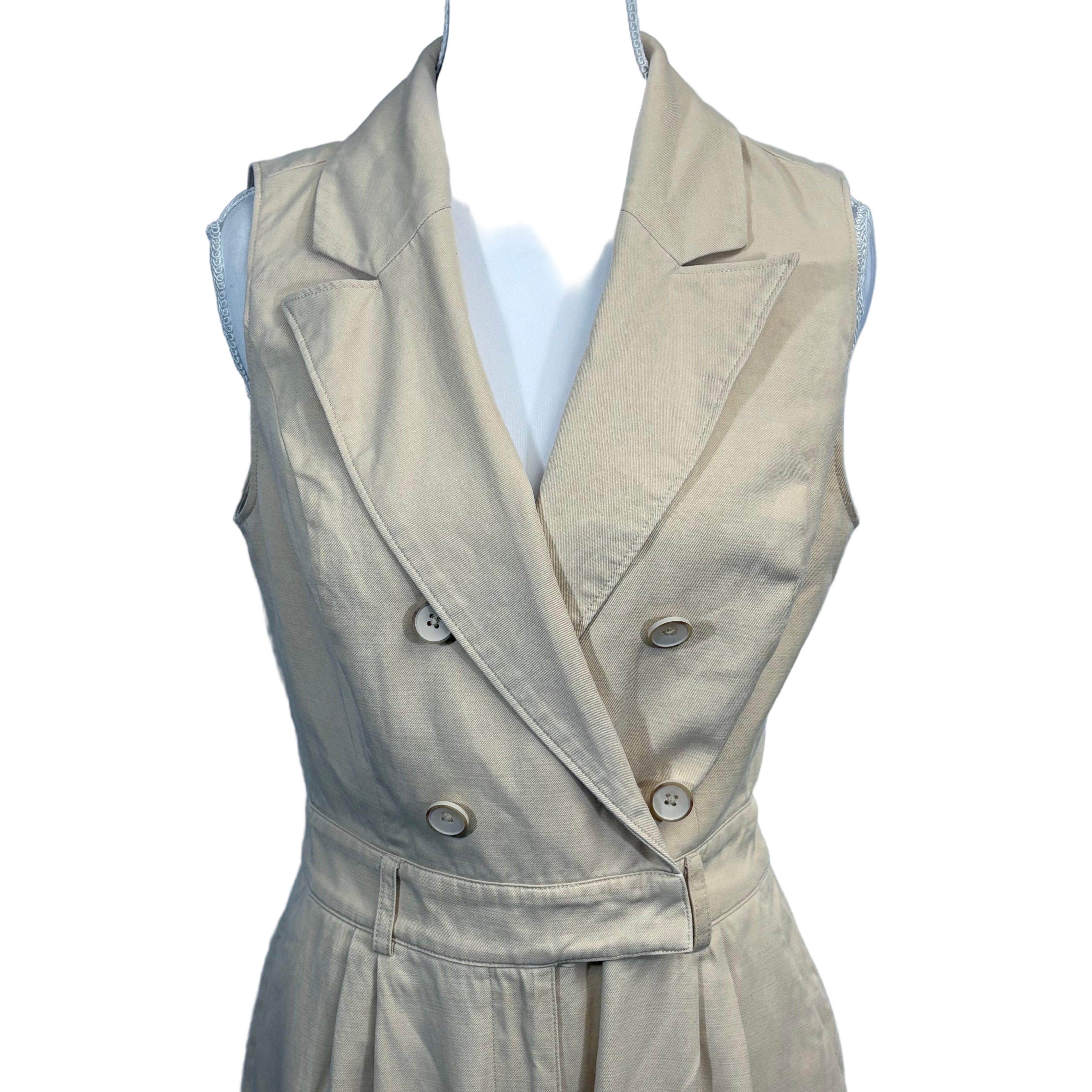 Paige wide leg sleeveless romper, size 2