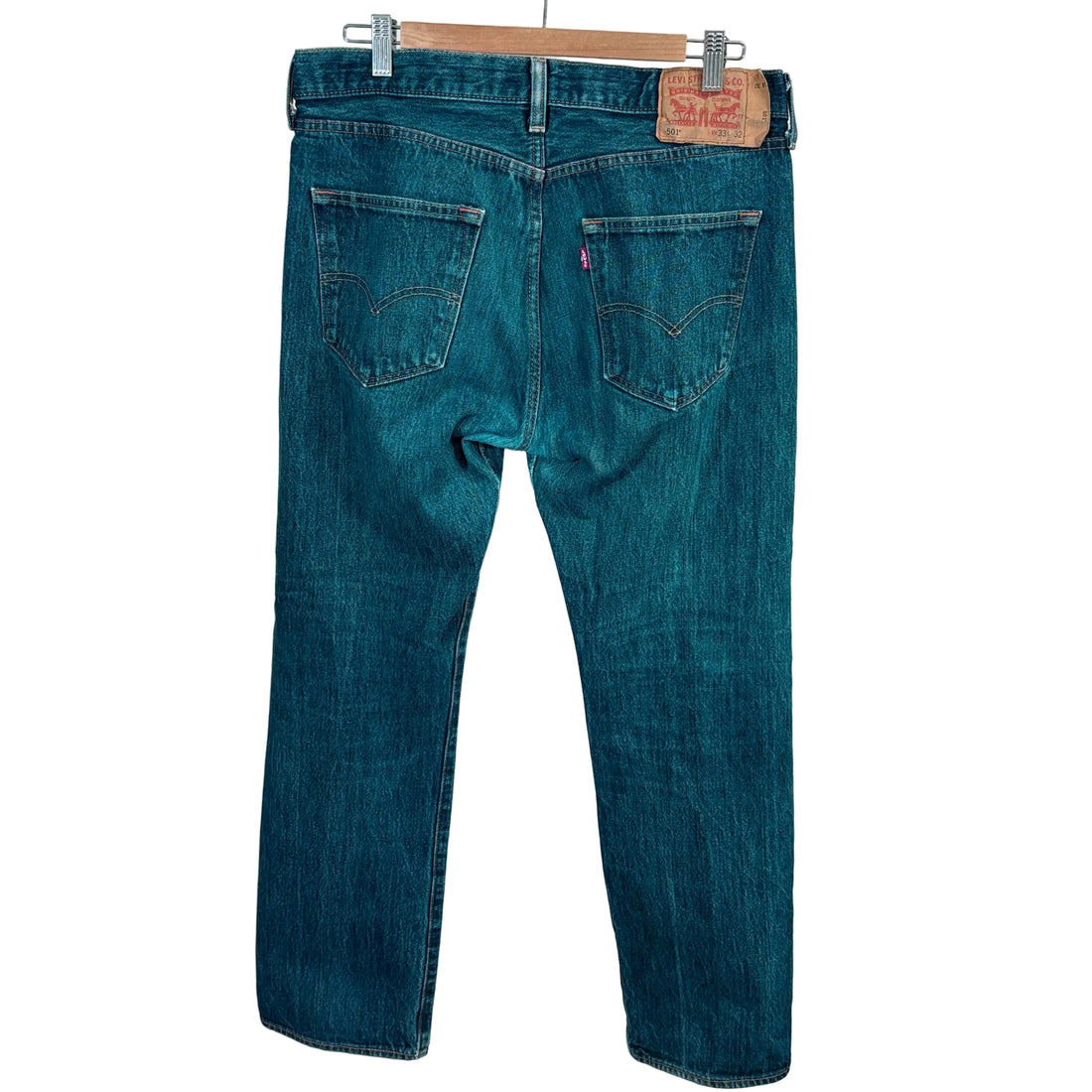 Levi 501 button fly men's jeans, waist size 33"