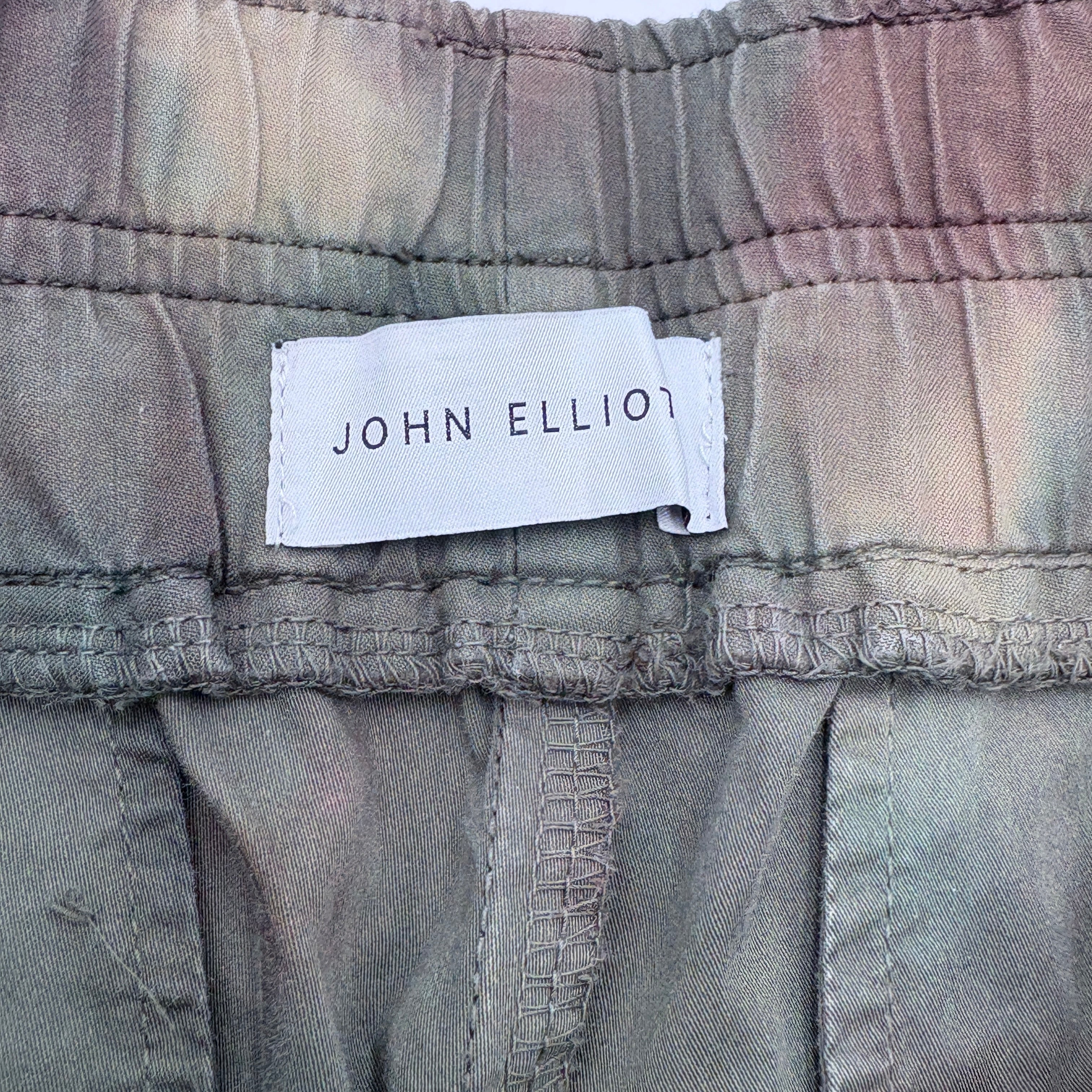 Authenticated Jon Elliott Camo Pants, waist 32"