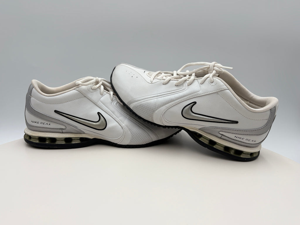 Nike Reax Trainer III SL White Metallic Silver (333765-101) Authenticated