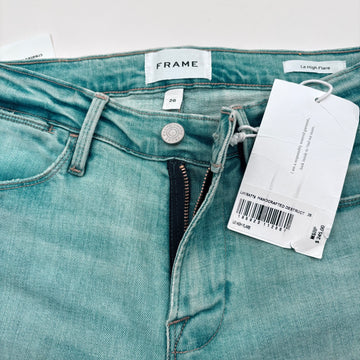 Frame high flare jeans, size 26, NWT