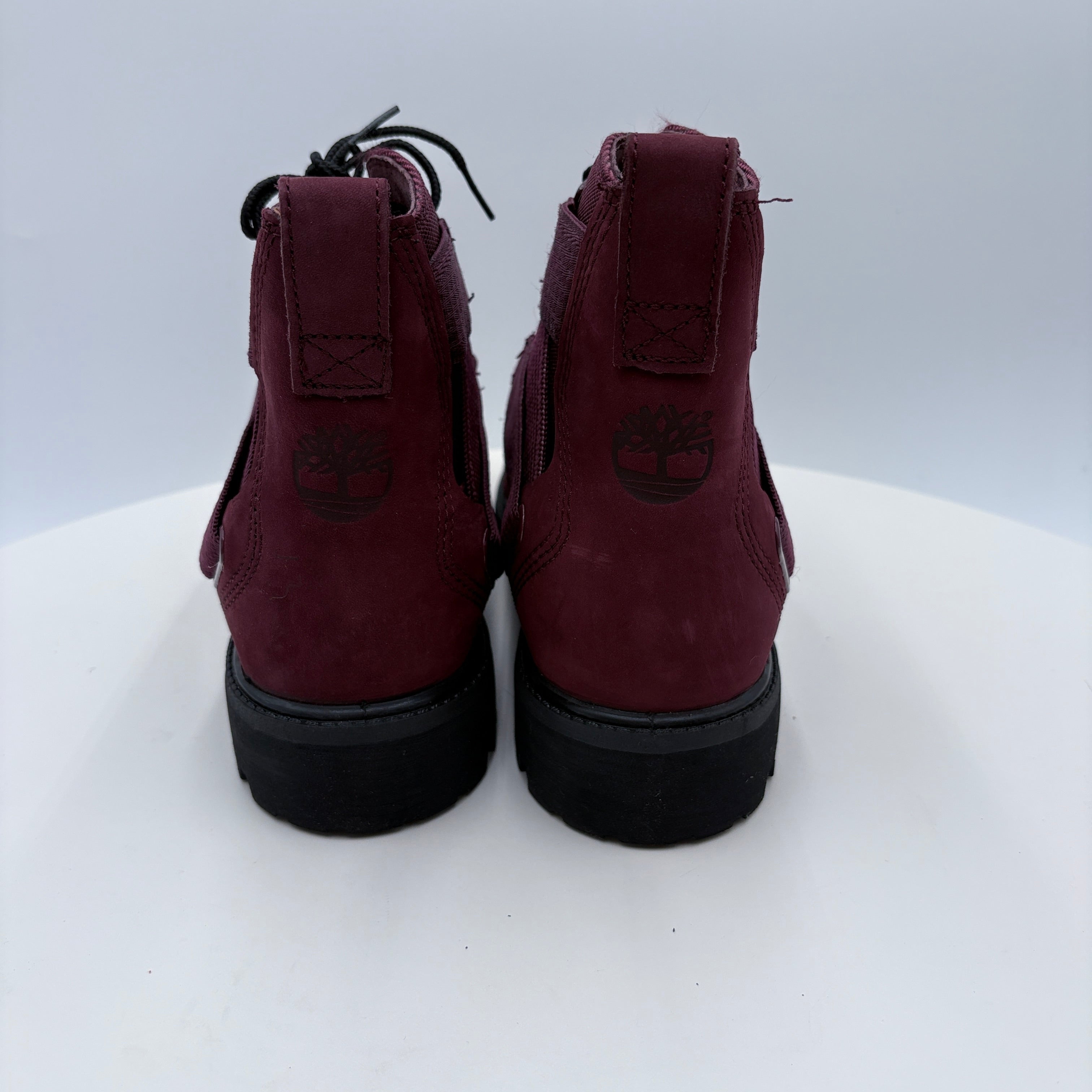 Timberland Nylon and Leather Burgandy Men's boots