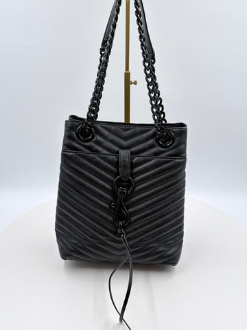 Rebecca Minkoff black quilted handbag
