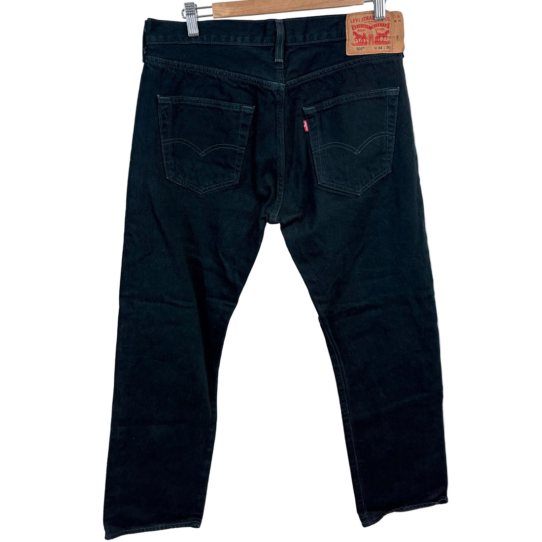 Levi 501 button fly men's jeans, waist size 34"